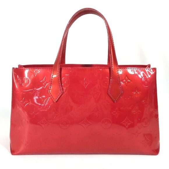 LOUIS VUITTON M93643 MonogramVernis Wilshere-Boulevard Tote Bag Hand Bag - Picture 2 of 16